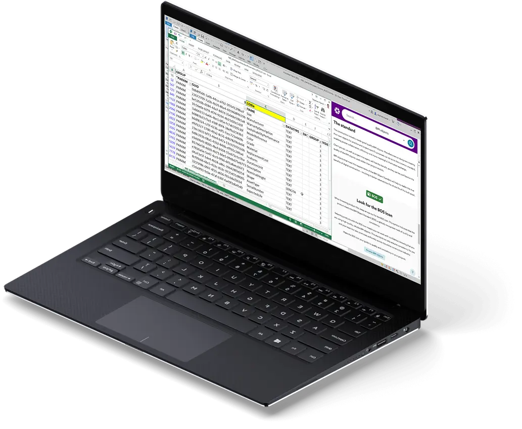 Preview of a Revit® template